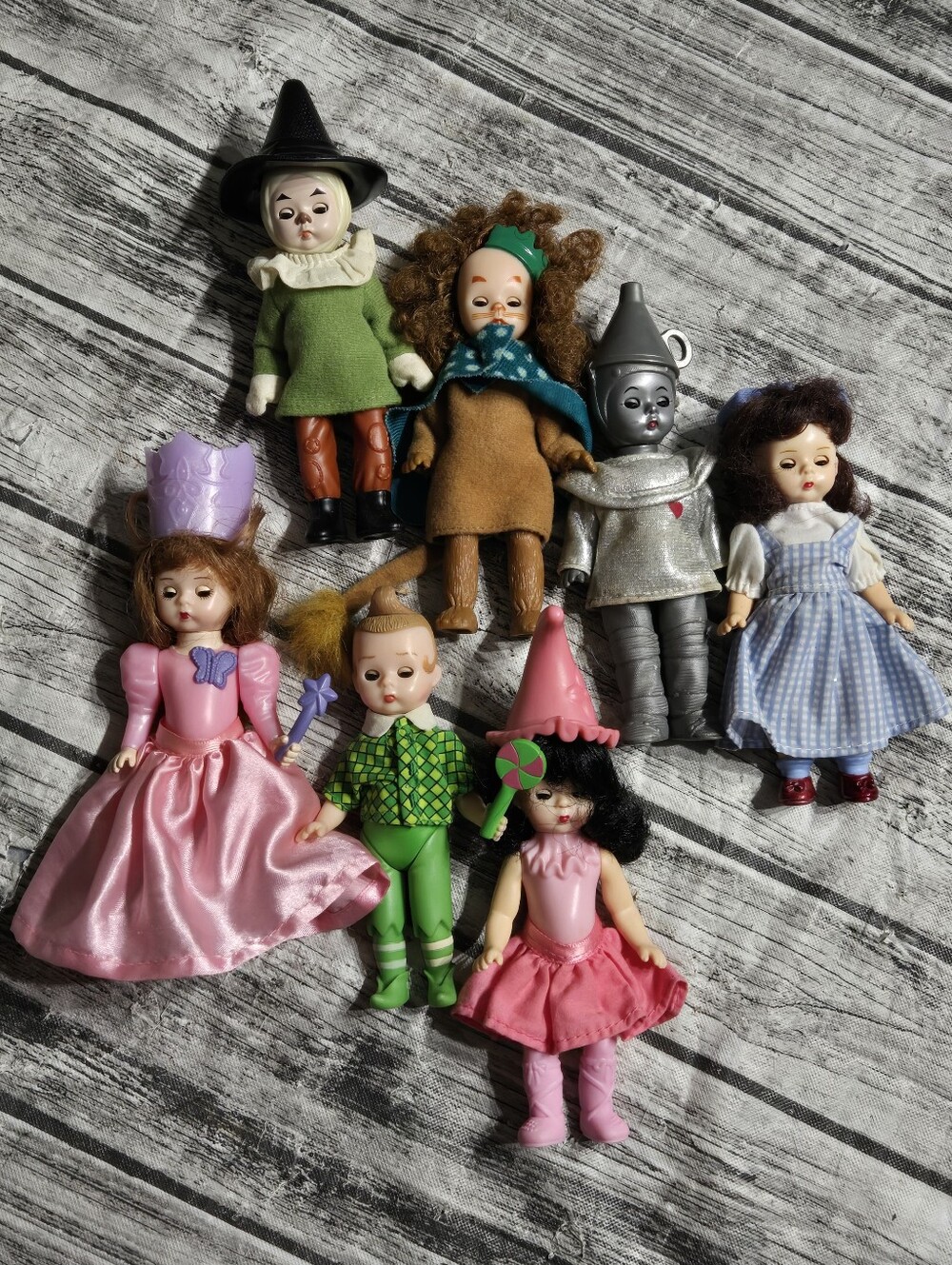 5" mini collectible Madame Alexander dolls Set of 7 Wizard of Oz Characters Doro